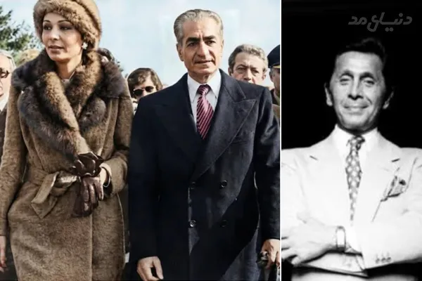 ملکه فرح پهلوی با لباسی از والنتینو در 1979
